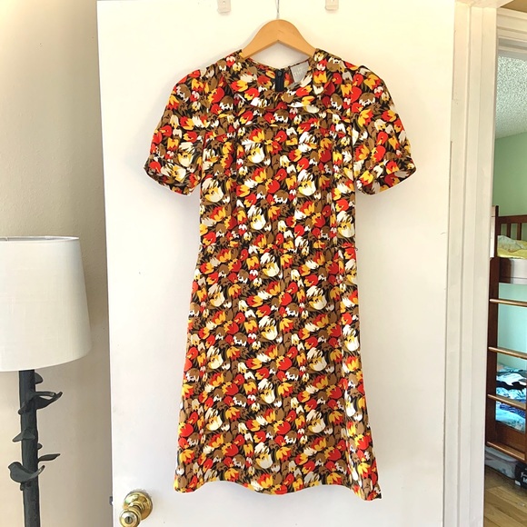 Autumn Anthropologie Karen Walker Dress 4 XSoldX - Picture 1 of 6